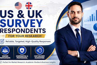 provide US and UK survey respondents for your research
