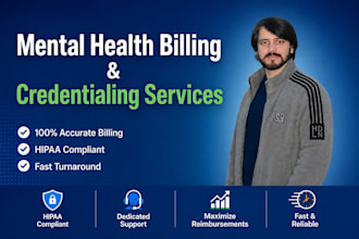 do mental health billing, credentialing and simple practice billing for you