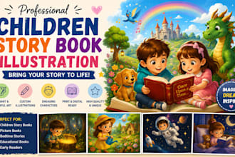 illustrate children story book illustration children story book
