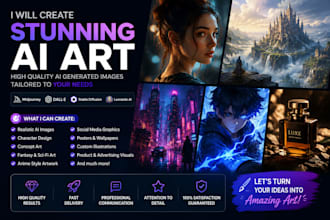 create stunning ai generated images and artwork