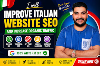 improve italian website SEO and increase organic traffic