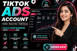 setup tiktok ads account, tiktok ads campaign and marketing