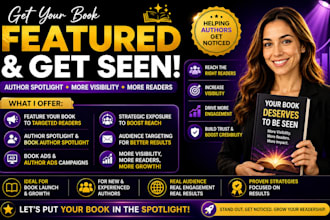 feature your book in our author spotlight for more visibility promotion book ads