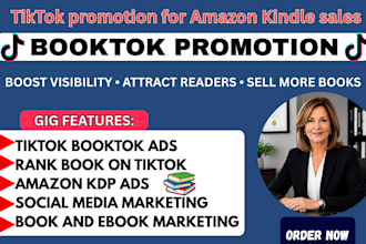 do booktok promotion viral booktok marketing and amazon KDP booktok