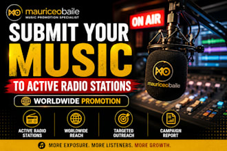 submit your music to radio stations for promotion worldwide