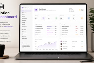 notion template design notion dashboard notion automation notion expert notion