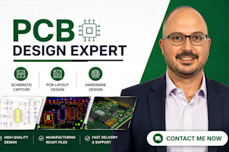 do pcb design, schematic capture, and electronic hardware design