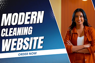 build a cleaning website and office cleaning website