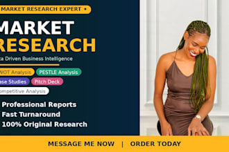 do expert market research and competitive analysis