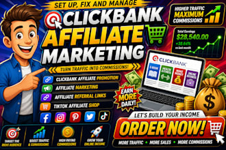 clickbank affiliate link promotion, affiliate marketing ,website promotion