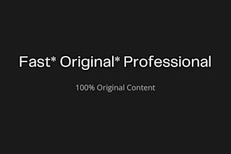 write articles, blog posts and product descriptions