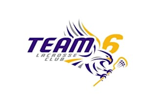 design sports lacrosse team club logo for you