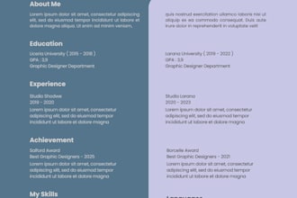 write professional CV resume