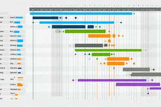 create gantt chart and project schedule in ms project