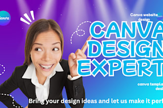 create canva design, canva website, canva book trailer, canva template