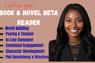 beta read your manuscript and give detailed honest feedback