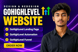 gohighlevel website gohighlevel landing page and automations