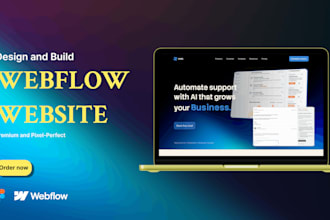 design and build your webflow website