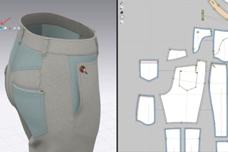 create realistic 3d clothing in clo 3d pants gloves socks and garment sportswear