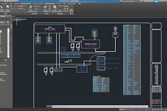 design professional electrical drawings, slds, and power distribution systems