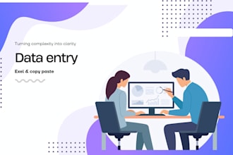 do professional data entry, copy paste work and web research work
