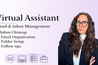 manage your emails and inbox as virtual assistant