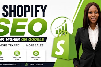 optimize shopify store SEO, fix shopify website low traffic gooogle search ranks