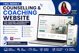 build a wordpress therapy website for counselors and life coaches