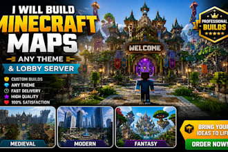 build custom minecraft maps and lobby servers