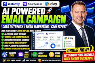 do ai instantly smart lead email campaign cold outreach email marketing io clay