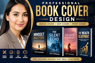 create custom fantasy and fairytale book cover illustration