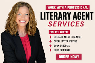 write query letter tailored to literary agent book proposal synopsis and pitch