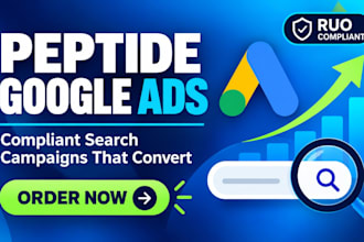setup peptide ads peptide marketing peptide google ads facebook ads for sales