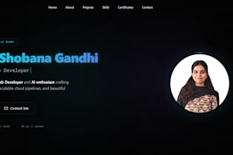 develop full stack web applications with ai integration