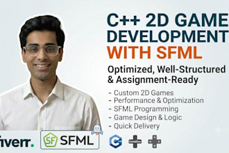 create 2d sfml, pygames games in cpp python