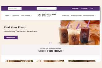 design coffee shopify store shopify website coffee label