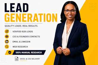 do b2b lead generation and linkedin prospect research