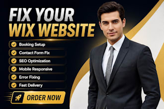 fix wix website errors booking setup contact forms SEO and mobile issues