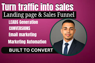 design a high converting landing page and sales funnel for your business