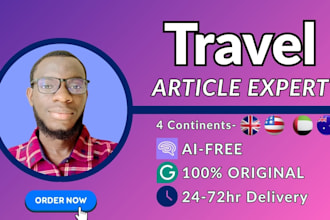 write ai free seo articles for your travel blog