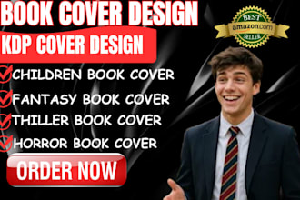 make professional ebook cover design for amazon KDP cover