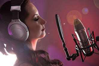 sing emotional fun party birthday wedding anniversary song  gift female singer