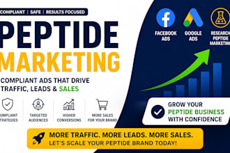 run compliant peptide ads and peptide marketing campaigns