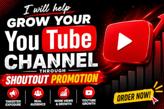 grow your youtube channel through shoutout promotion