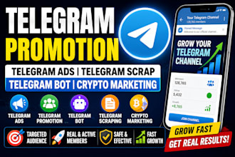 telegram promotion telegram ads telegram scraping telegram bot crypto telegram