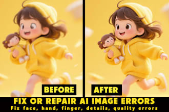 fix, repair and enhance your ai generated images