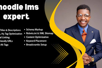 set up moodle lms, install moodle and create elearning courses setup