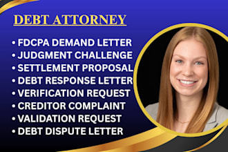 handle debt validation, debt verification, creditor disputes, and fdcpa claims