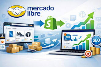 create optimize mercado libre product listing store migration and ecommerce SEO