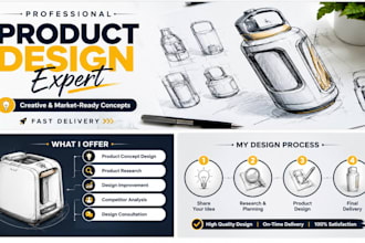 create modern and innovative product designs